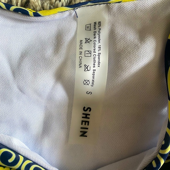 Baroque Halter Tanga Bikini Swimsuit - Picture 8 of 9